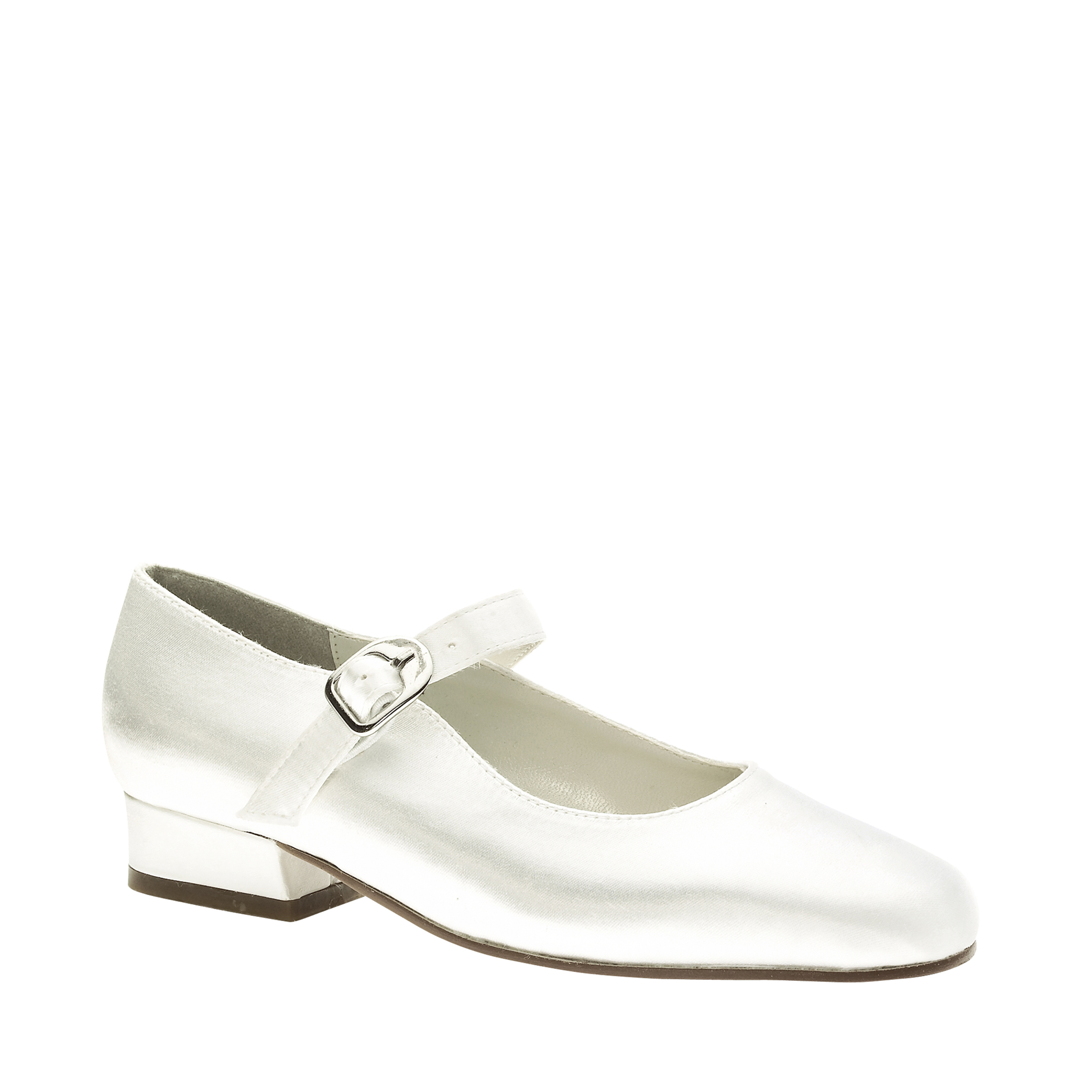 white satin mary jane shoes