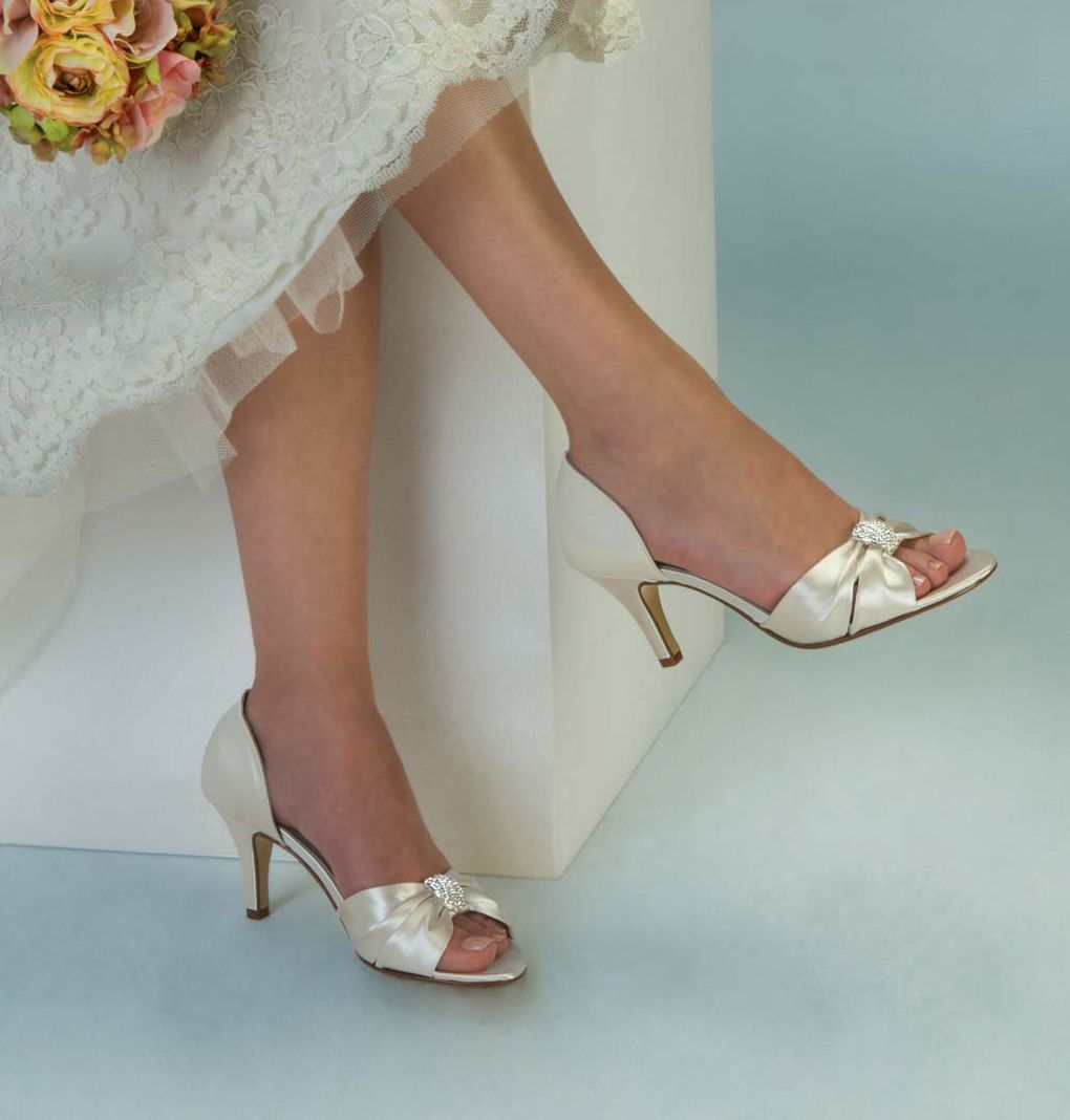 dyeable satin flats