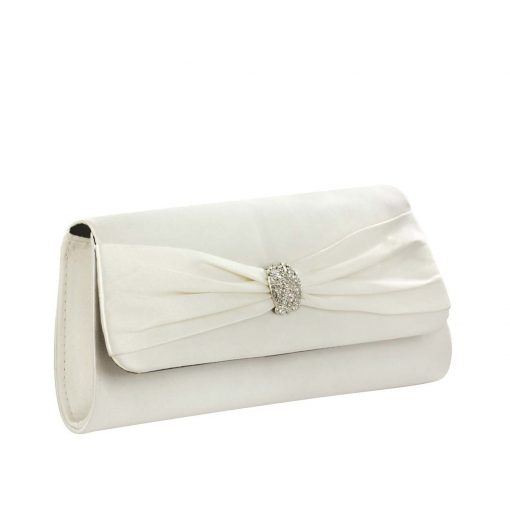 TOUCH UPS BRANDY WHITE HANDBAG