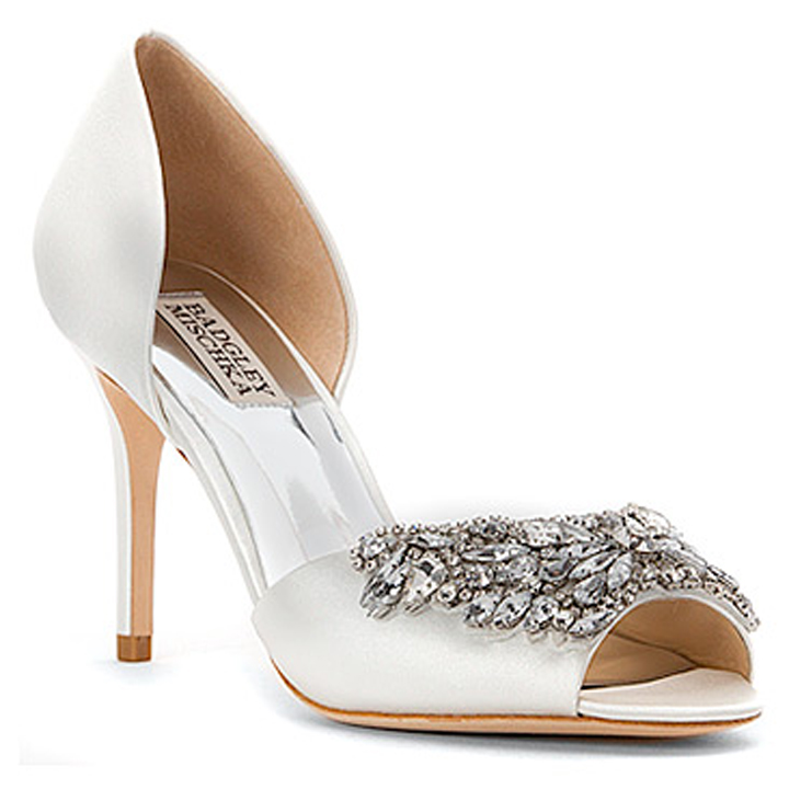 BADGLEY MISCHKA CANDACE WHITE SILK