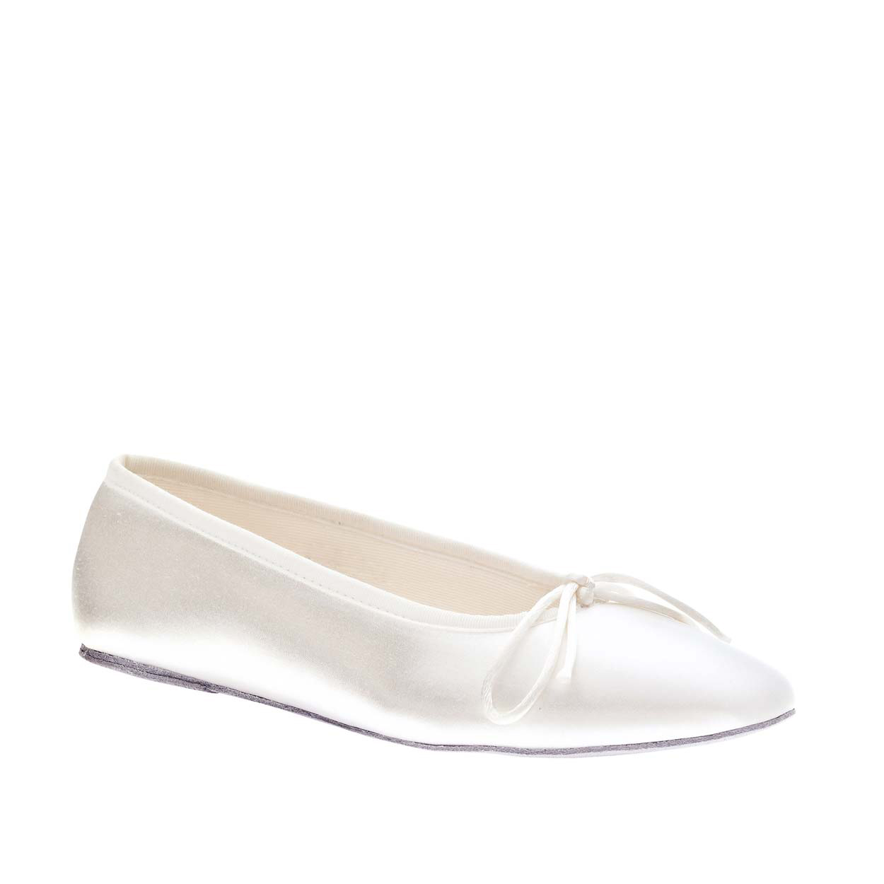 BASIC WHITE SATIN BALLET SHOES | lupon.gov.ph