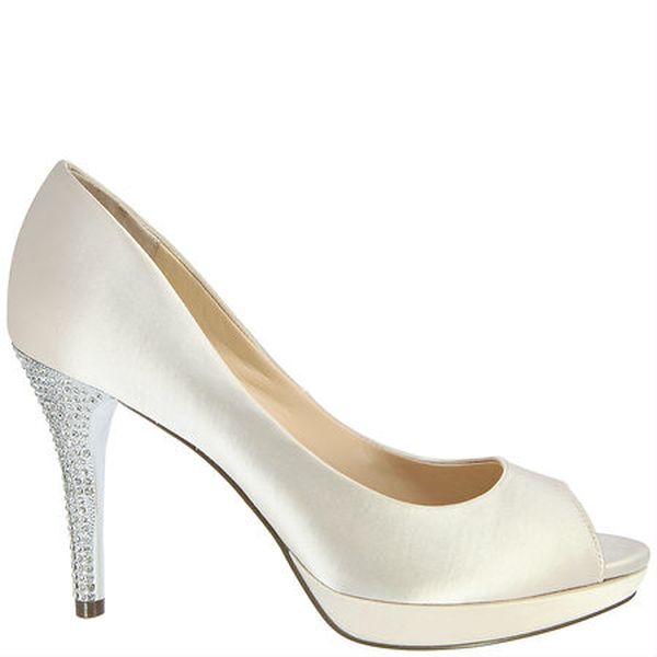 nina ivory satin shoes