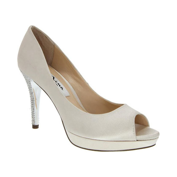 nina ivory satin shoes
