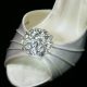 SANDY’S R SILVER RHINESTONE SHOE CLIP