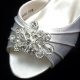 AA BRIDAL SB-718 SILVER SHOE CLIP