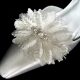 AA BRIDAL SB702 FABRIC FLOWER SHOE CLIP