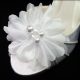 AA BRIDAL SB-763 WHITE FLOWER SHOE CLIP