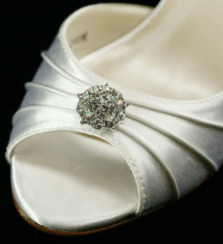 STARBURST SILVER AB SHOE CLIP