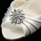 MISC SUNFLOWER SILVER SHOE CLIP