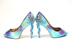 Custom Wedding Shoes Dyed To Match Your Dress & Handbag - Dyeable Shoe